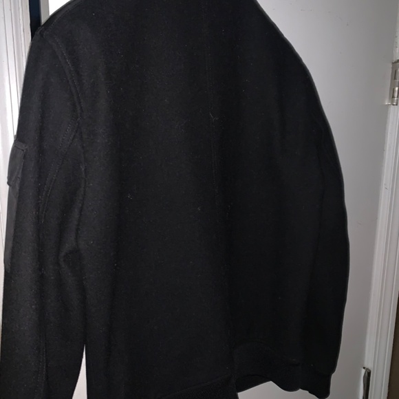 Black wool jacket/coat - Picture 3 of 4
